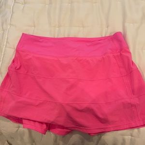 Pink lululemon skirt